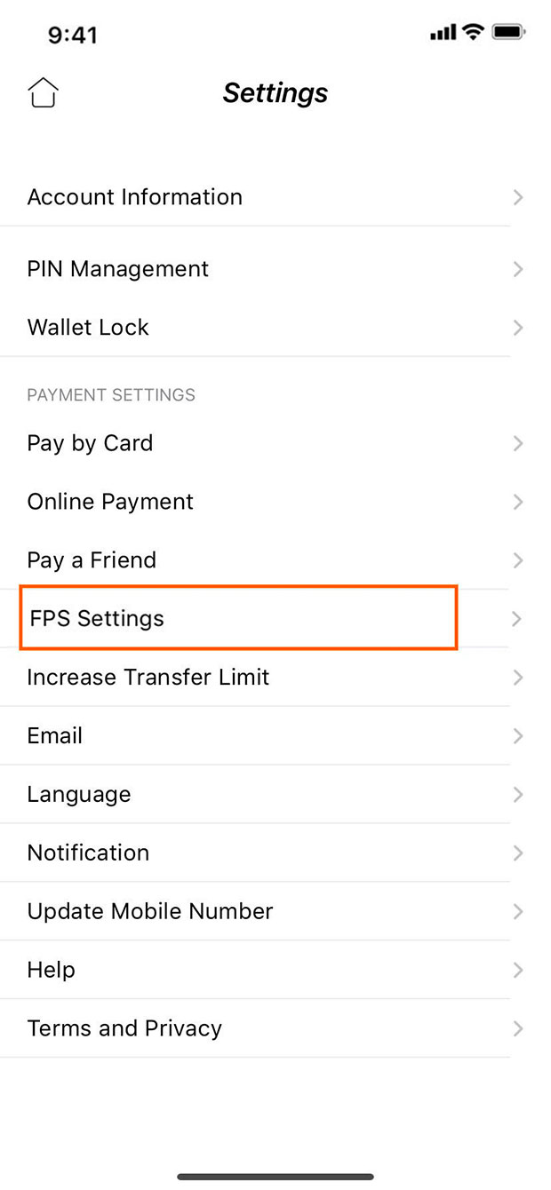 Tap “FPS Settings